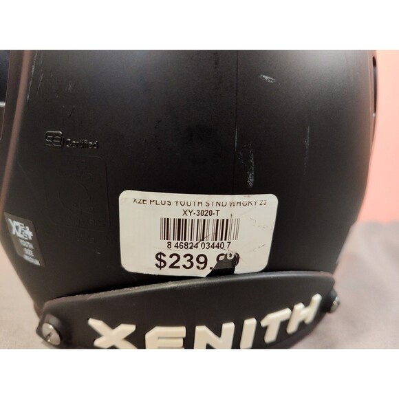 Youth Xenith X2E+ Football Helmet Youth Medium Matte Black 2023 Needs Chin Strap - Picture 6 of 9